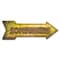 Signmission Somewhere Arrow Decal Funny Home Decor 18in Wide D-A-999603 - alternate 1